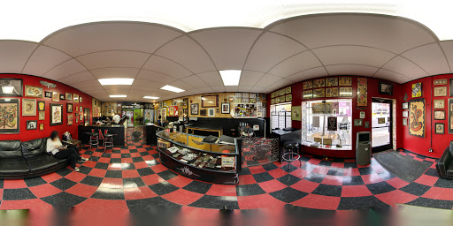 Explore dog tattoo ideas, creative tattoo ideas in Ann Arbor, available at Lucky Monkey Tattoo Parlour