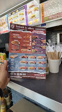 Menu / carte de Kebab Le Villers à Villers-Saint-Paul