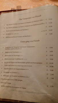 Carte du Ristorantino à Camporosso