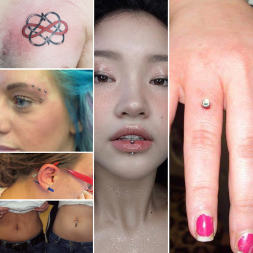 Explore hen tattoo ideas, creative tattoo ideas in Elko, available at Tom Custom Tattoos and Body Piercing Studio