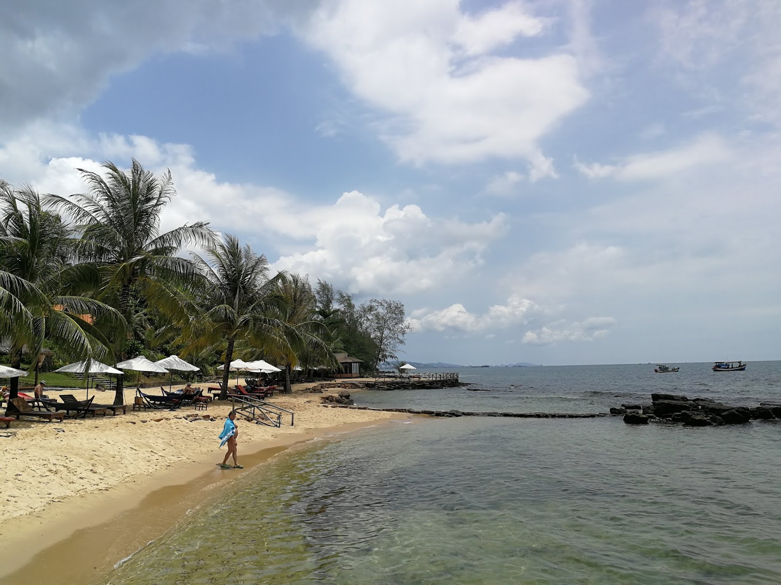 Foto de Crab Can Beach com areia brilhante superfície