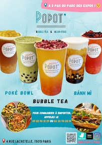POPOT' Bubble tea & Asian food à Paris menu