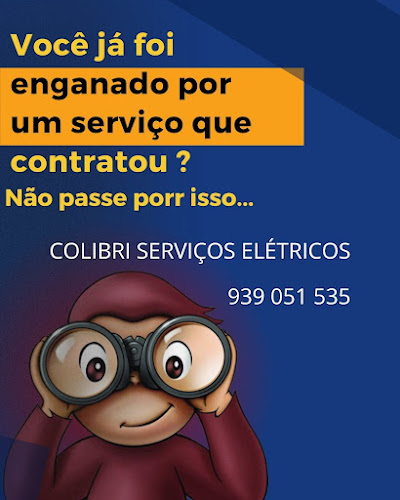 Avaliações doColibri Serviços Elétricos em Porto - Eletricista