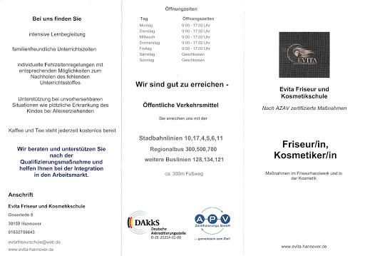 EVITA Friseur und Kosmetik Meisterschule