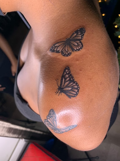 Explore half leg sleeve tattoo ideas, creative tattoo ideas in San Diego, available at Inkfinite Artistry