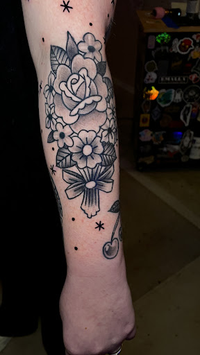 Explore video game tattoo ideas, creative tattoo ideas in Weatherford, available at Weatherford Tattoo Co.