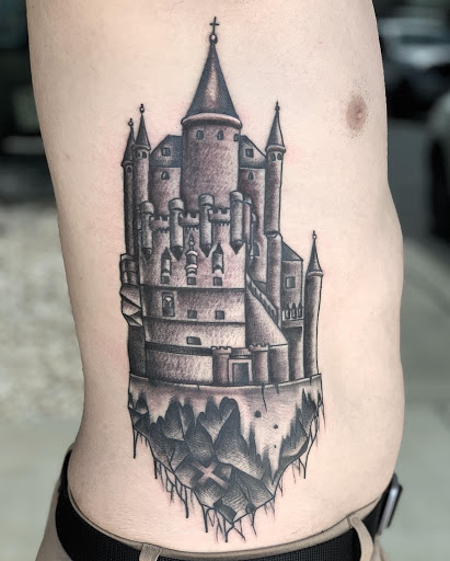 Explore iron giant tattoo ideas, creative tattoo ideas in Matthews, available at Divine Arts Tattoo Company