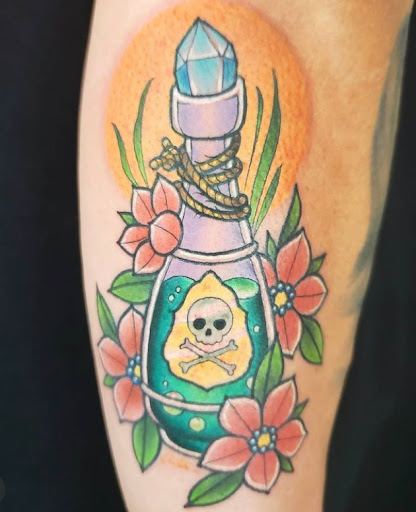 Explore cursive tattoo ideas, creative tattoo ideas in Prescott, available at BlackGold Tattoo