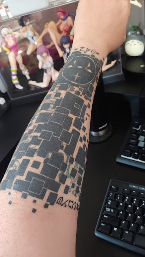 Explore anime tattoo ideas, creative tattoo ideas in Seymour, available at Sacred Art Tattoo