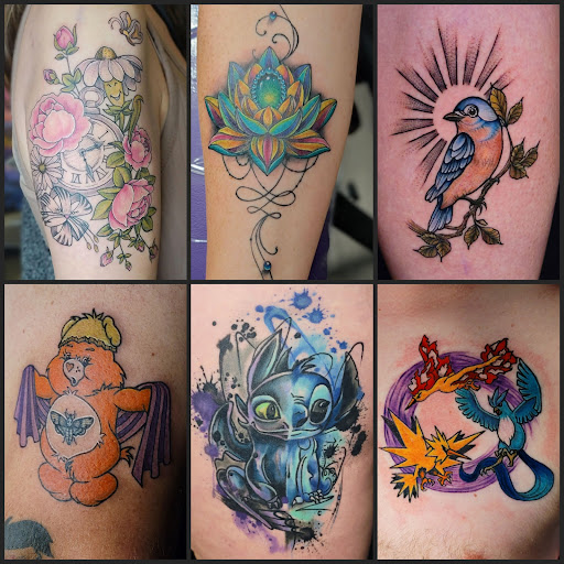 Explore koi fish tattoo ideas, creative tattoo ideas in Hillsboro, available at Reflections Art Gallery and Studio