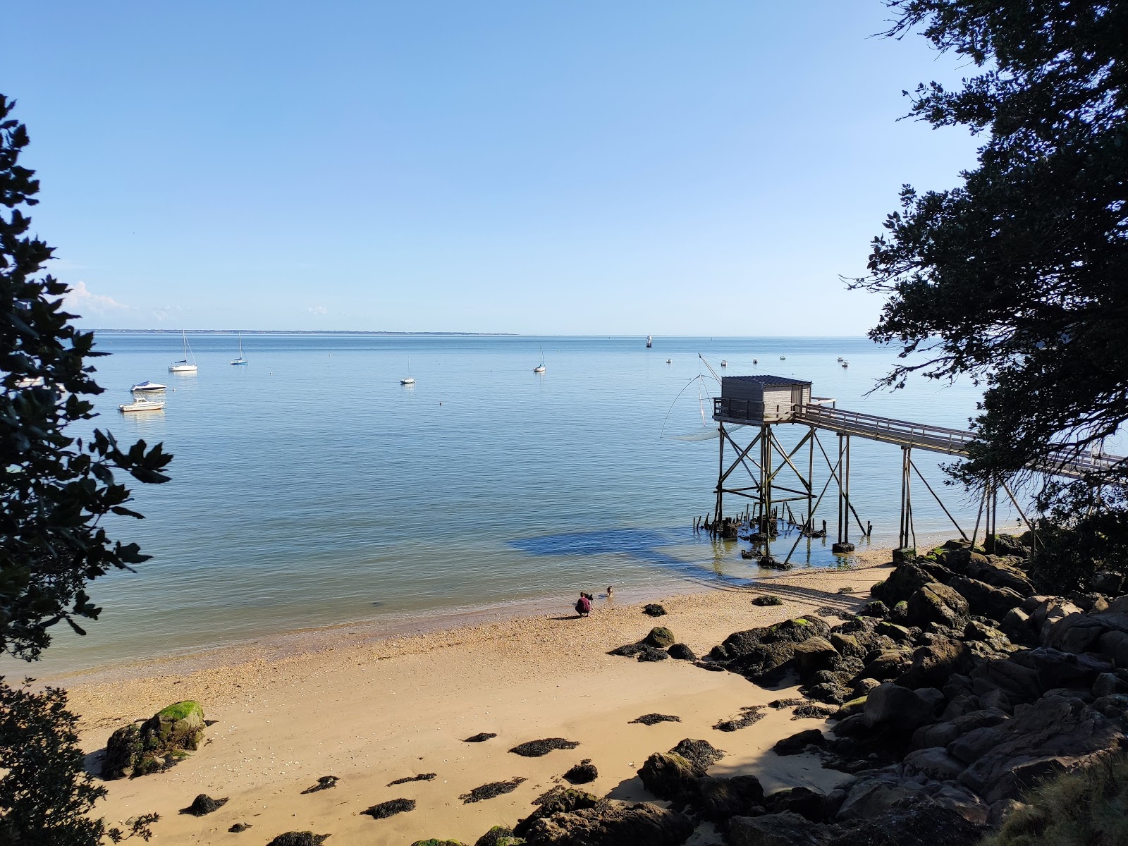 Trebezy beach'in fotoğrafı geniş bir kıyı şeridi ile birlikte