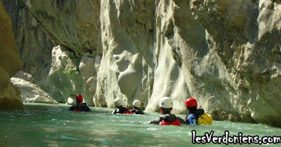 Les Verdoniens : Canyoning Floating Gorges du verdon WILLIAM MICHEL à La Palud-sur-Verdon