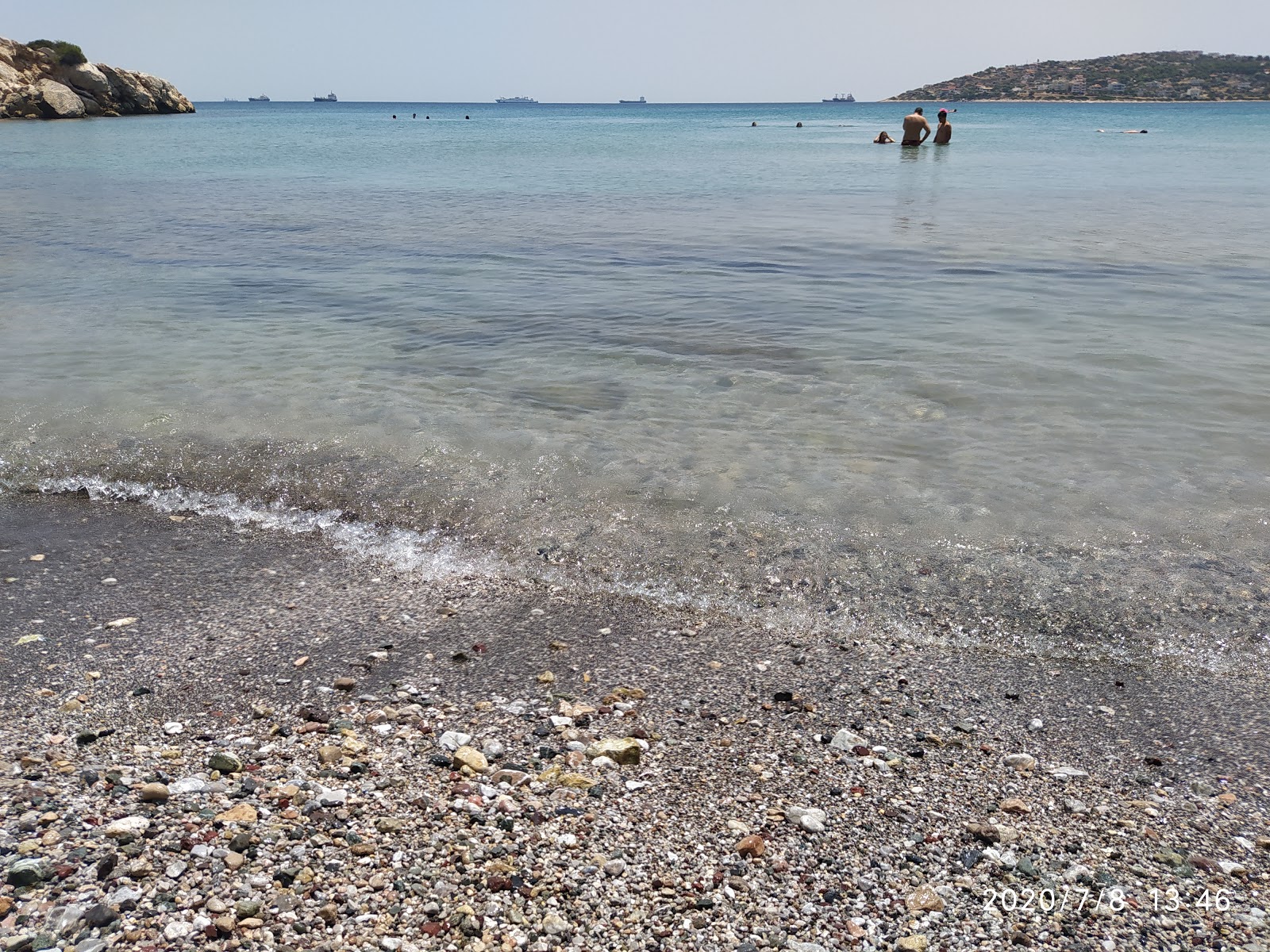 Limniona Bay'in fotoğrafı uçurumlarla desteklenmiş