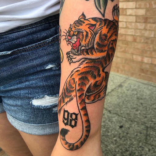 Explore tattoo ideas for men forearm, creative tattoo ideas in Springfield, available at Good Heart Tattoos