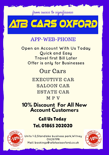 Comments and reviews of ATB TAXIS OXFORD