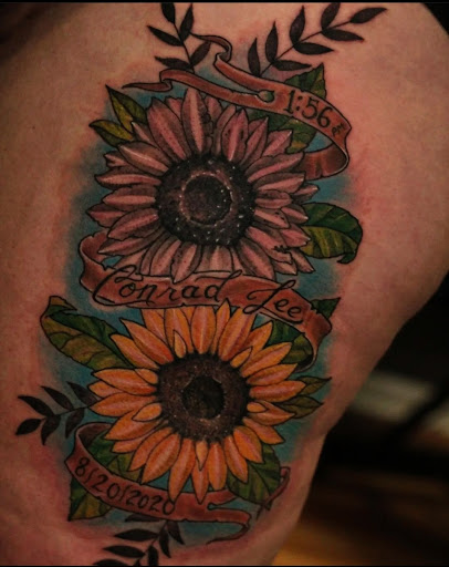 Explore pink tattoo ideas, creative tattoo ideas in Homosassa, available at Citrus Tattoos
