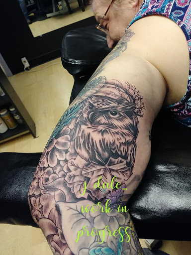 Explore father daughter tattoos ideas, creative tattoo ideas in Sedalia, available at Skin Thieves Tattoo Studio