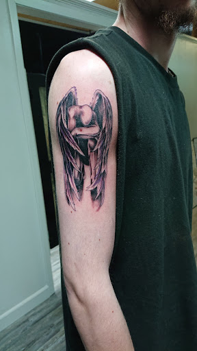 Explore son's name tattoo ideas, creative tattoo ideas in Jonesboro, available at Immortal Ink