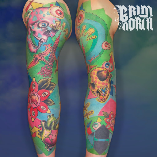 Explore cartoon network tattoo ideas, creative tattoo ideas in Portsmouth, available at Grim North Tattoo and Piercing