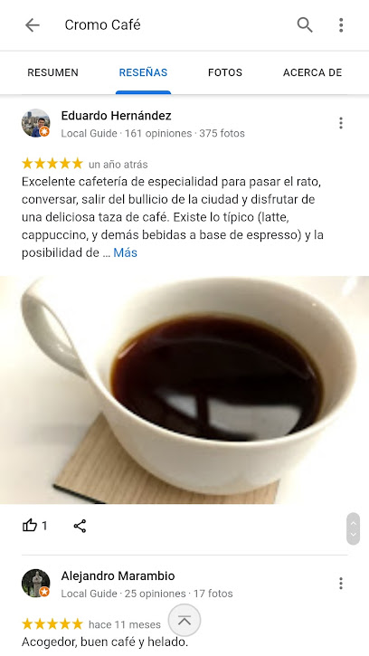 Cromo Café de especialidad ♡