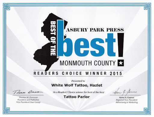 Tattoo Shop «White Wolf Tattoo», reviews and photos, 2889 NJ-35, Hazlet, NJ 07730, USA