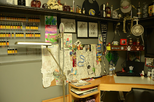 Explore faith over fear tattoo ideas, creative tattoo ideas in Elizabethtown, available at Modern Age Tattoo Co