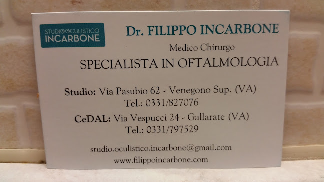 Recensioni di Incarbone Dr. Filippo a Venegono Superiore - Oculista