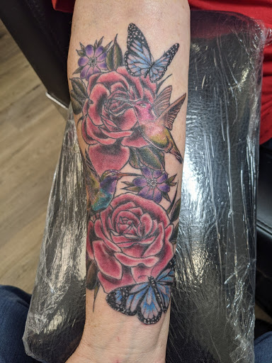 Explore chest and sleeve tattoo ideas, creative tattoo ideas in Jonesboro, available at Black Arrow Tattoo