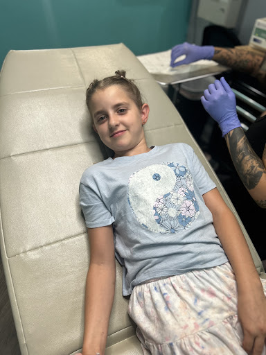 Explore gears of war tattoo ideas, creative tattoo ideas in Saint Paul, available at Electric Strawberry Piercing