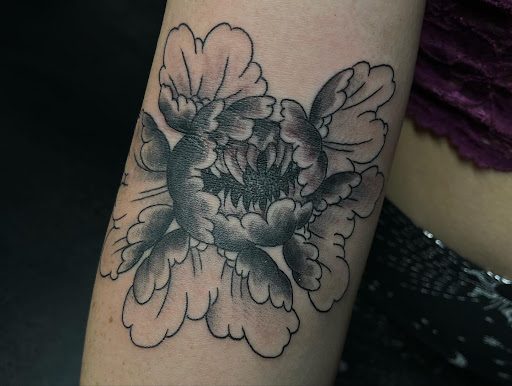 Explore linework tattoo ideas, creative tattoo ideas in Bloomington, available at Crystal Moon Body Arts