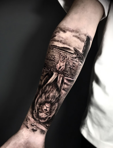 Explore tattoo ideas polynesian, creative tattoo ideas in Corona, available at Crop Circles Tattoo Studio