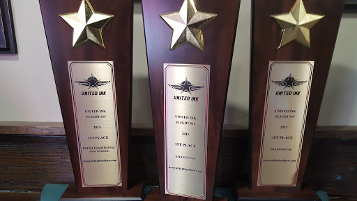 Explore emperor's new groove tattoo ideas, creative tattoo ideas in Amityville, available at South Shore Tattoo