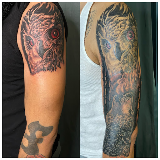 Explore cool halloween tattoo ideas, creative tattoo ideas in Passaic, available at District 36 Tattoo Parlor
