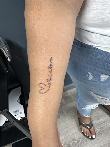 Explore cleavage tattoo ideas, creative tattoo ideas in Katy, available at Family Tattoo Studio