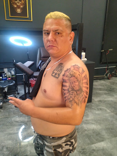 Explore automotive tattoo sleeve ideas, creative tattoo ideas in Los Angeles, available at Cleopatra Ink Tattoo & Piercing West Hollywood