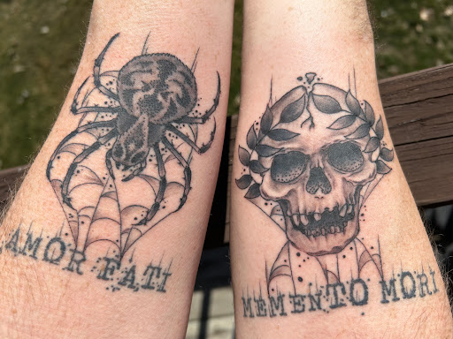 Explore anime tattoo sleeve ideas, creative tattoo ideas in Algoma, available at Shipwreck Tattoo