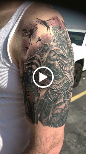 Explore brain tumor tattoo ideas, creative tattoo ideas in Omaha, available at LeVeL UP Tattoo