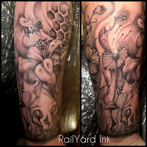 Find under breast tattoo ideas for your next unique tattoo in Roanoke at RailYard INK