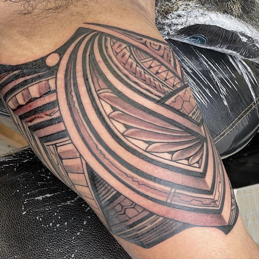 Explore animal sleeve tattoo ideas, creative tattoo ideas in Kailua Kona, available at Packing Ink Tattoos