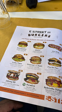 E STREET à Tivoli menu