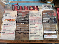 Le Ranch à Villeneuve-Loubet menu