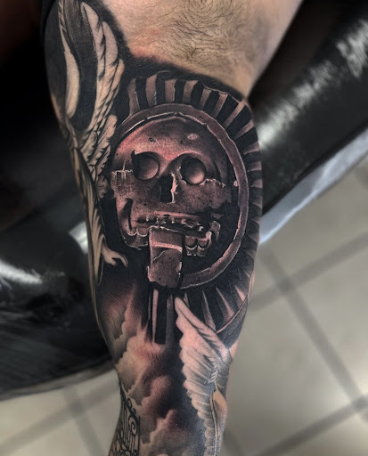 Explore pinup tattoo ideas, creative tattoo ideas in Hesperia, available at Inceptive Art Studio