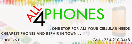 Cell Phone Store «All 4 Phones», reviews and photos, 9111 Pembroke Rd, Miramar, FL 33025, USA