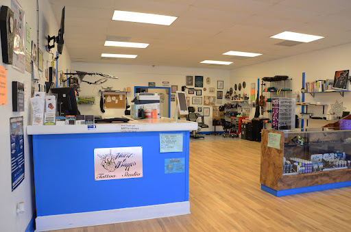 Explore koi sleeve tattoo ideas, creative tattoo ideas in Ocean Springs, available at Heart & Daggers Tattoo Studio LLC