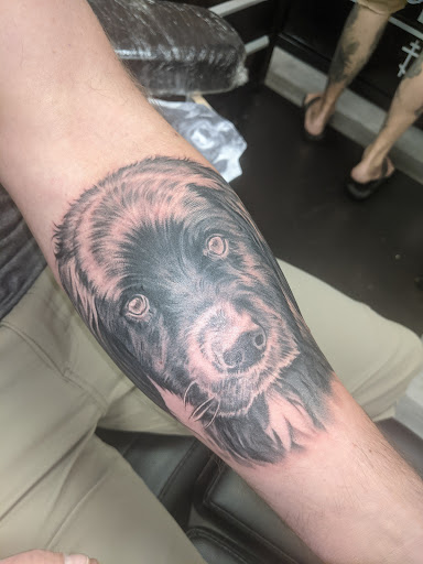 Explore mens inner bicep tattoo ideas, creative tattoo ideas in Spokane, available at Anchored Art Tattoo