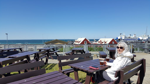 Læsøfærgens Bistro in Vesterø Havn, Viborg