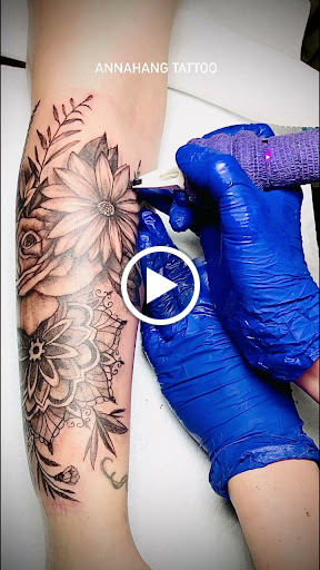 Explore ankle foot tattoo ideas, creative tattoo ideas in Garden Grove, available at Anna Hang Tattoo