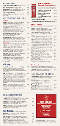The Sherlock Pub - Restaurant Verdun à Verdun menu