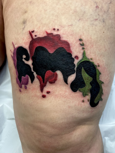 Explore road trip tattoo ideas, creative tattoo ideas in Adrian, available at Good Life Tattoo Co.