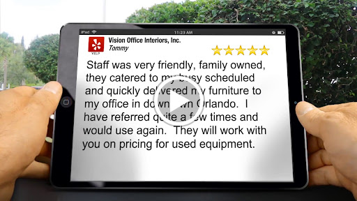 Office Furniture Store «Vision Office Interiors, Inc.», reviews and photos, 820 S Ronald Reagan Blvd #110, Longwood, FL 32750, USA